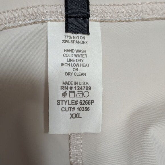 Womens XXL Beige Pull-On Pants With Button Detail  by IC Collection - Picture 4 of 11